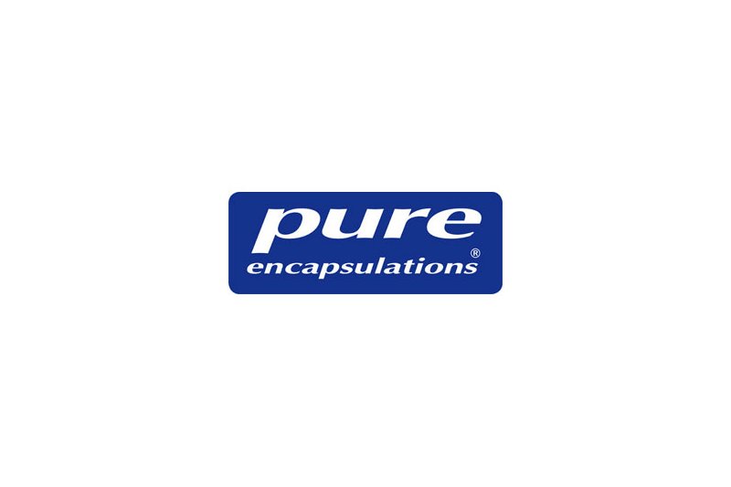pure_encapsulations.jpg Logo von Pure Encapsulations, präsentiert auf blauem Hintergrund mit weißem Text.